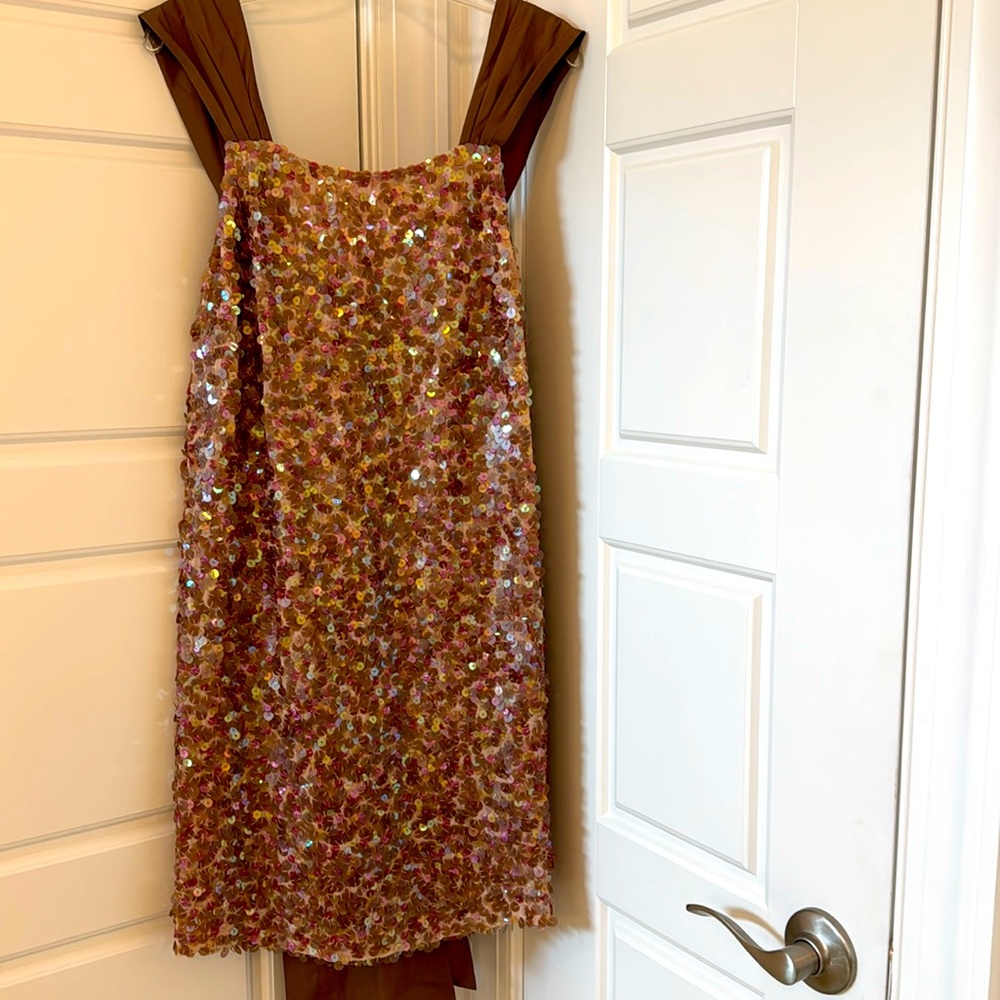 NWT BCBG BEADED EVENING COCKTAIL DRESS